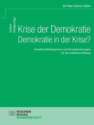 cover image of Krise der Demokratie--Demokratie in der Krise?